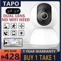 CCTV Camera No Wifi Needed BUY 1 TAKE 1 12MP HD Connect Phone PTZ Control Home Security IP Cameras
