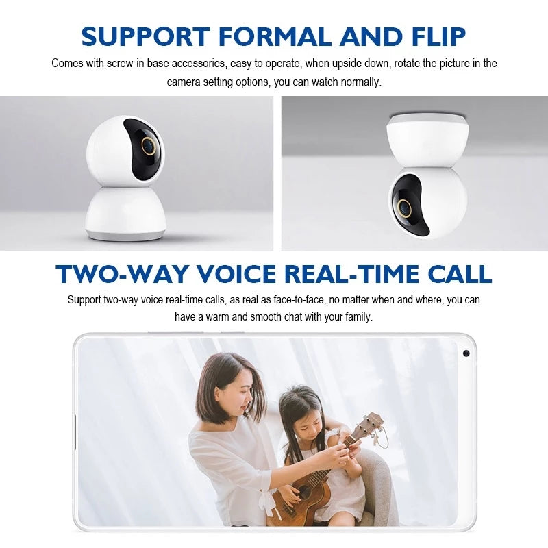 CCTV Camera No Wifi Needed BUY 1 TAKE 1 12MP HD Connect Phone PTZ Control Home Security IP Cameras