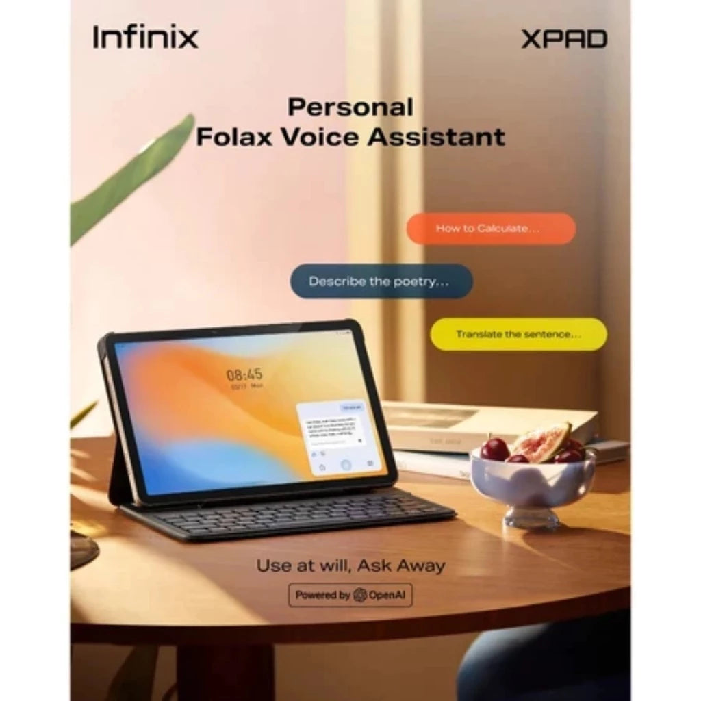 Infinix XPAD 20 4G LTE Tablet with 7000mAh Long-Lasting Battery | Dual Sim (1 Year Local Warranty)