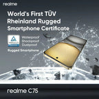 REALME C75 5G smartphone | 8GB RAM + 256GB ROM | IP69 DUST&WATER RESISTANT | 5 YEAR WARRANTY