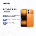Infinix Smart 20, (up to 8GB [4GB + 128GB] MTK Helio G81 6.78" 120Hz, 5200mAh, (1 yr local warranty)