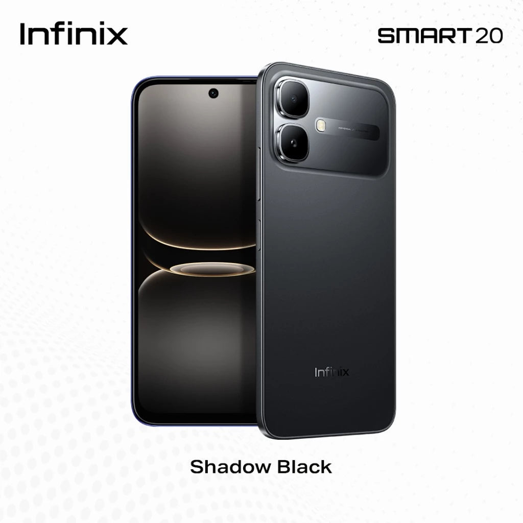 Infinix Smart 20, (up to 8GB [4GB + 128GB] MTK Helio G81 6.78" 120Hz, 5200mAh, (1 yr local warranty)