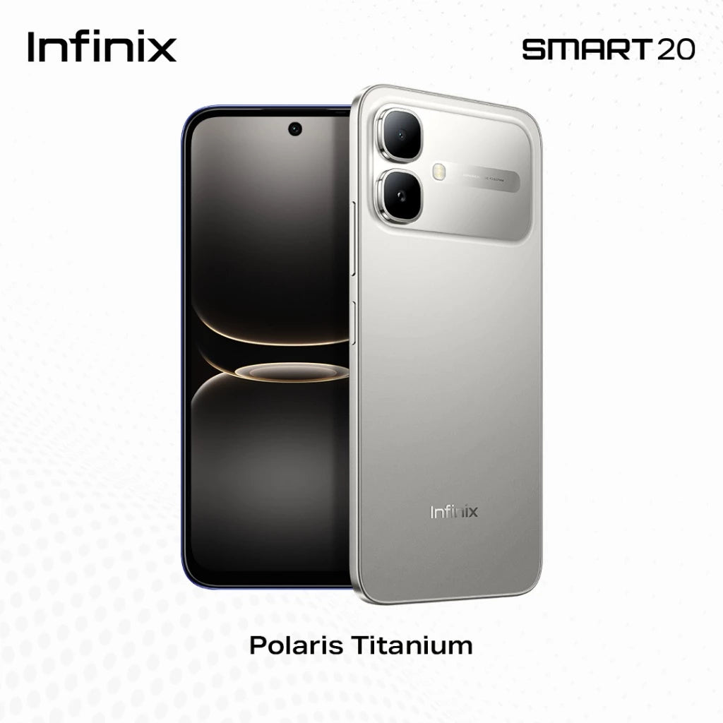 Infinix Smart 20, (up to 8GB [4GB + 128GB] MTK Helio G81 6.78" 120Hz, 5200mAh, (1 yr local warranty)